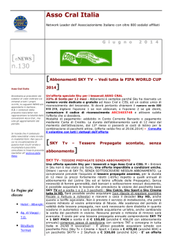 ASSOCRAL - aggiornamenti Giugno 2014