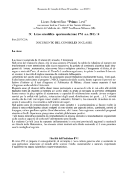 5C sc - Liceo Primo Levi