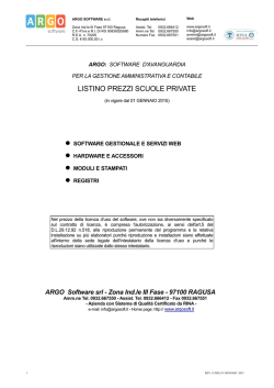 LISTINO PREZZI SCUOLE PRIVATE rev.15 validit&agrave;
