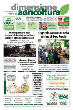 Dimensione Agricoltura &ndash; Ottobre 2014