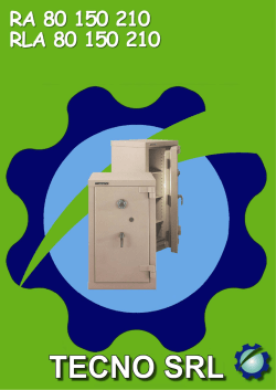 Untitled - Tecno: Commercializzazione, vendita e assistenza di