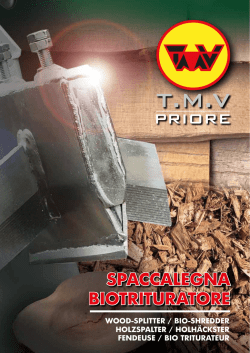 Depliant - tmv priore srl