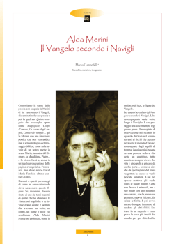 Alda Merini Il Vangelo secondo i Navigli
