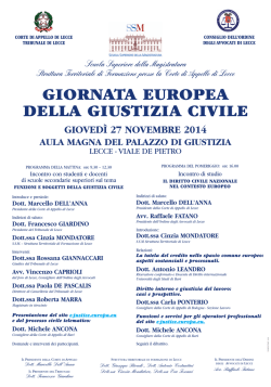 Manifesto ( 112 Kb) - ordine avvocati di Lecce