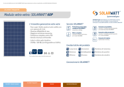 Modulo vetro-vetro: SOLARWATT 60P