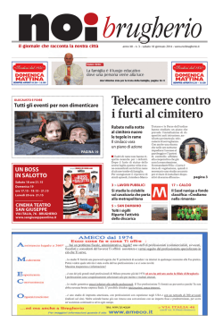 18 Gennaio 2014 - Noi Brugherio