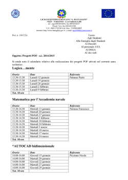 Leggi Tutto - Liceo Scientifico Statale Battaglini