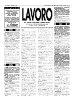 annunci LAVORO - 1ClickAnnunci