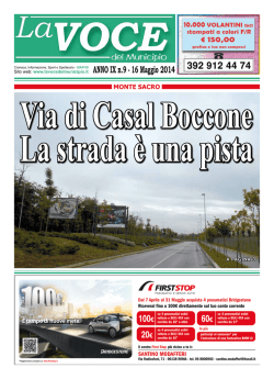 LA VOCE del Municipio 16-05-2014