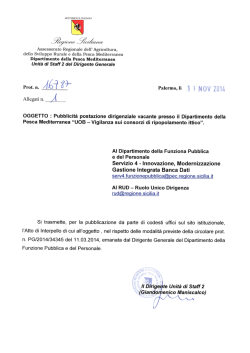 Dipartimento Regionale della Pesca Mediterranea - Rud