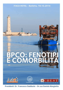 Il programma - Universit&agrave; degli Studi di Foggia