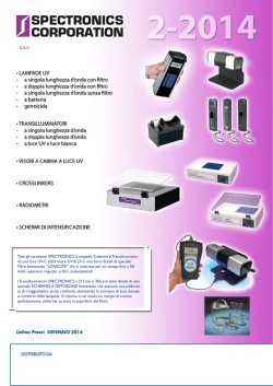 Lampade UV - Tecnochimica