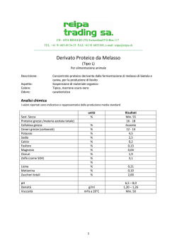 Derivato Proteico da Melasso