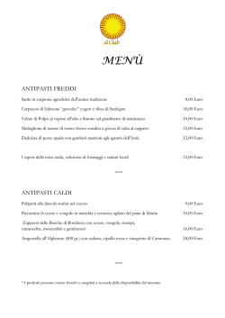 MEN&Ugrave; - Portobello di Gallura