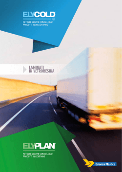 LAMINATI IN VETRORESINA