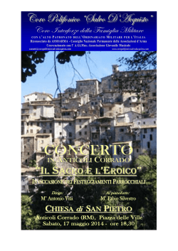 2014 17mag ANTICOLI CORRADO - Coro Polifonico "Salvo D