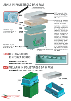 arnia in polistirolo da 6 favi melario in polistirolo da 6