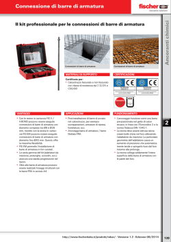 fischer REBAR - Catalogo Generale - Edizione 08/2014