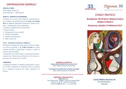 CORSO PRATICO INFORMAZIONI GENERALI