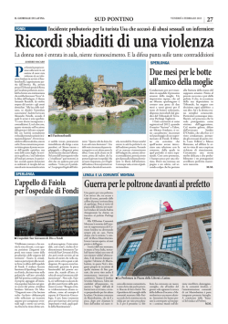 Guerra per le poltrone davanti al prefetto