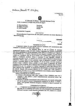 scarica il provvedimento del tribunale di milano