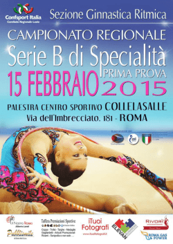 I prova - Confsport Lazio