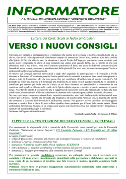 Scarica l`informatore della settimana