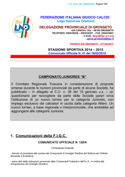 Scarica - Figc - Comitato Regionale Toscana