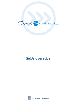riportate qui - Cliens Gestione Studio Legale