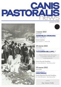 DEI SOCI - Circolo del Pastore Maremmano