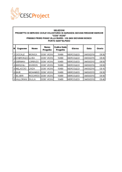 Cos&igrave; Vicini codice 319 - assistenza anziani