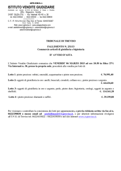 FALLIMENTO N 251-13 - Istituto Vendite Giudiziarie Treviso