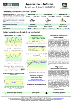 Agrometeo&hellip; Informa