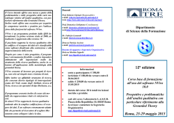 Roma, 25-29 maggio 2015