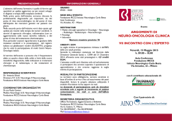 Pieghevole ARGOMENTI NEURO-ONCOLOGIA-DEF
