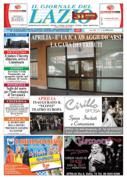 aprilia - Il Giornale del Lazio