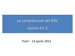 compilazione rav sez. 4 e 5