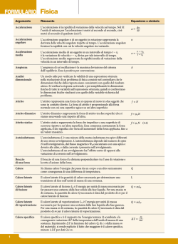 FORMULARIO Fisica - Zanichelli online per la scuola