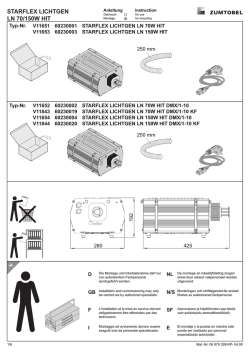 STARFLEX LICHTGEN LN 70/150W HIT