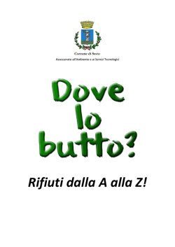 Dove lo butto - Rifiuti dalla A alla Z copertina
