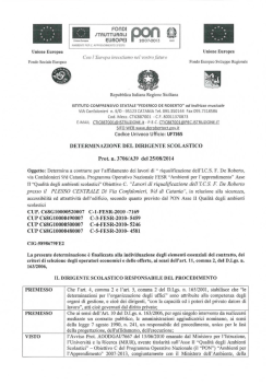 CTIC887001 Determina a contrarre Asse II