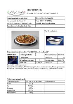 (SCHEDA TECNICA tagliatelle al rag\371.xls)