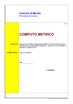 COMPUTO METRICO