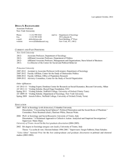 CV - Delia Baldassarri