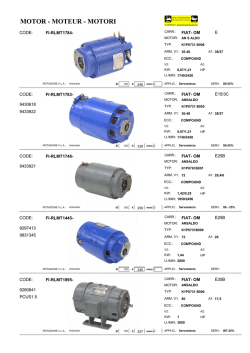 MOTOR - MOTEUR - MOTORI - Lehner Industriemaschinen