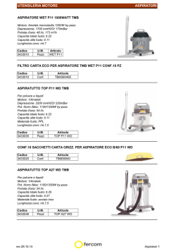 UTENSILERIA MOTORE ASPIRATORI