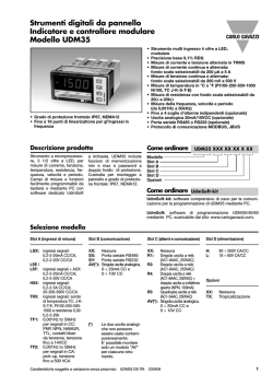 Strumenti digitali da pannello Indicatore e controllore