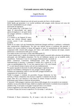 Correndo ancora sotto la pioggia