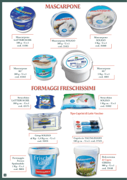 MASCARPONE FORMAGGI FRESCHISSIMI