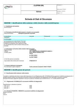 Scheda di Dati di Sicurezza